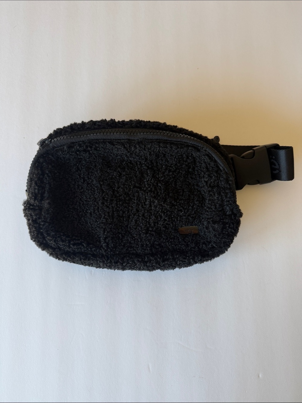 Lole black Sherpa Fanny Pack Waist Bag new